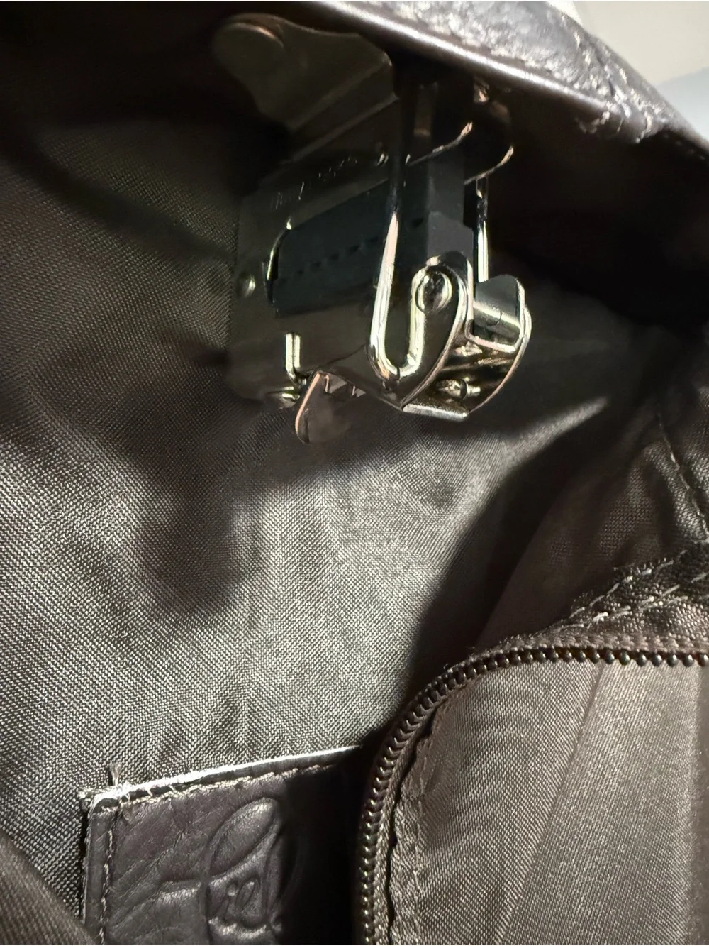 Piel Leather - Brown Leather Garment Bag with Top Carry